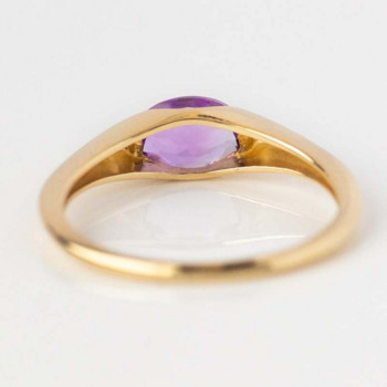 Модни висококачествени пръстени с аметист за жени Луксозен брачен пръстен Европейска годишнина Подарък за рожден ден Аксесоари anillos