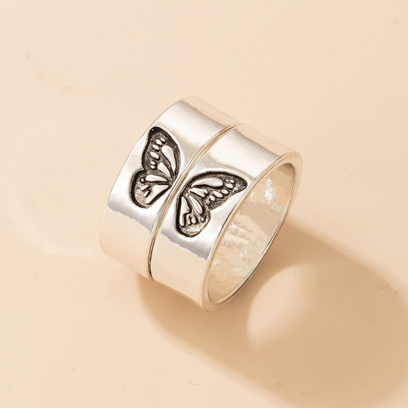 Σετ δαχτυλίδια καρδιάς μόδας 2022 Δαχτυλίδια αγάπης για ζευγάρια εραστές Άνδρες γυναίκες κορίτσια Δώρο για το πάρτι του Αγίου Βαλεντίνου για τη γαμήλια δαχτυλίδι φίλη