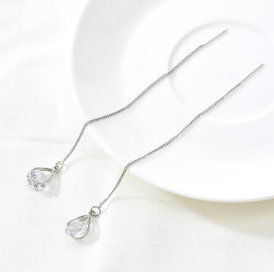 Vintage duge, kvadratne, kvadratne, viseće naušnice za žene, korejske viseće naušnice s dugim nitima, modni nakit Oorbellen Brincos