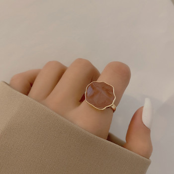 Моден емайлиран широк пръстен за жени, мъже, пънк многоцветни регулируеми винтидж метални пръстени за показалеца Бижута Парти подарък Горещи нови