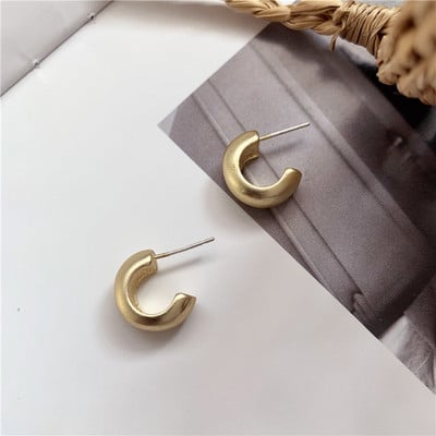 Cercei cerc cu cerc de marcă minimalistă, pentru femei, 2022, nou vintage, culoare auriu, coreeană, cercei mari, accesorii brincos