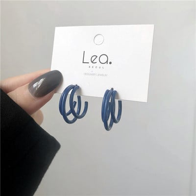 Cercei cerc cu cerc de marcă minimalistă, pentru femei, 2022, nou vintage, culoare auriu, coreeană, cercei mari, accesorii brincos