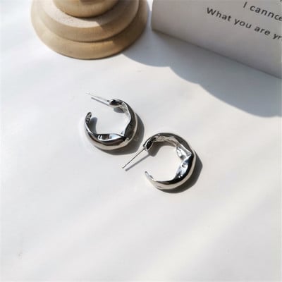 Cercei cerc cu cerc de marcă minimalistă, pentru femei, 2022, nou vintage, culoare auriu, coreeană, cercei mari, accesorii brincos