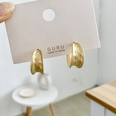Cercei cerc cu cerc de marcă minimalistă, pentru femei, 2022, nou vintage, culoare auriu, coreeană, cercei mari, accesorii brincos