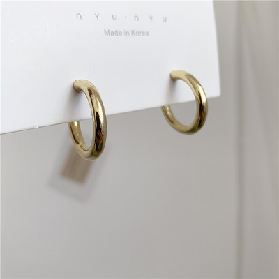 Cercei cerc cu cerc de marcă minimalistă, pentru femei, 2022, nou vintage, culoare auriu, coreeană, cercei mari, accesorii brincos