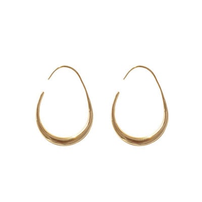 Cercei cerc cu cerc de marcă minimalistă, pentru femei, 2022, nou vintage, culoare auriu, coreeană, cercei mari, accesorii brincos