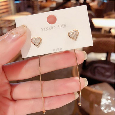 Nou 2022 ciucuri lungi Joker negru contractat cercei cu bile de metal pentru femei temperament nunți bijuterii cadou