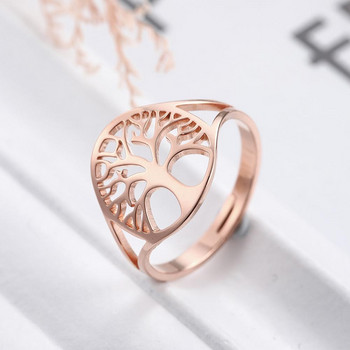 Skyrim Tree of Life Ρυθμιζόμενο δαχτυλίδι Viking Δαχτυλίδι από ανοξείδωτο ατσάλι Φυλαχτό κοσμήματα επετειακά δώρα για γυναίκες άνδρες 2023