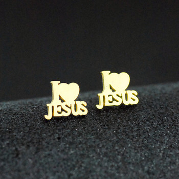 2020 Кръстът на Исус от неръждаема стомана Мода Мъжки чар Метална висулка Колие Комплект бижута Верига Християнски символ Изработка на бижута