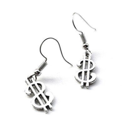 Náušnice pre ženy a dievčatá, visiace, tínedžerské, prívesky, darčeky, párty, jednoduché, punkové, cool, halloweenske, lebka, kríž, horor, kostra, smrť, netopier