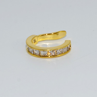 1 vnt. 10 mm netikras neorbitinis Tragus auskarų vėrimas, reguliuojamas spiralės kremzlės kriauklė Cz ausų rankogaliai be auskarų kriauklė Reguliuojamas CZ auskaras