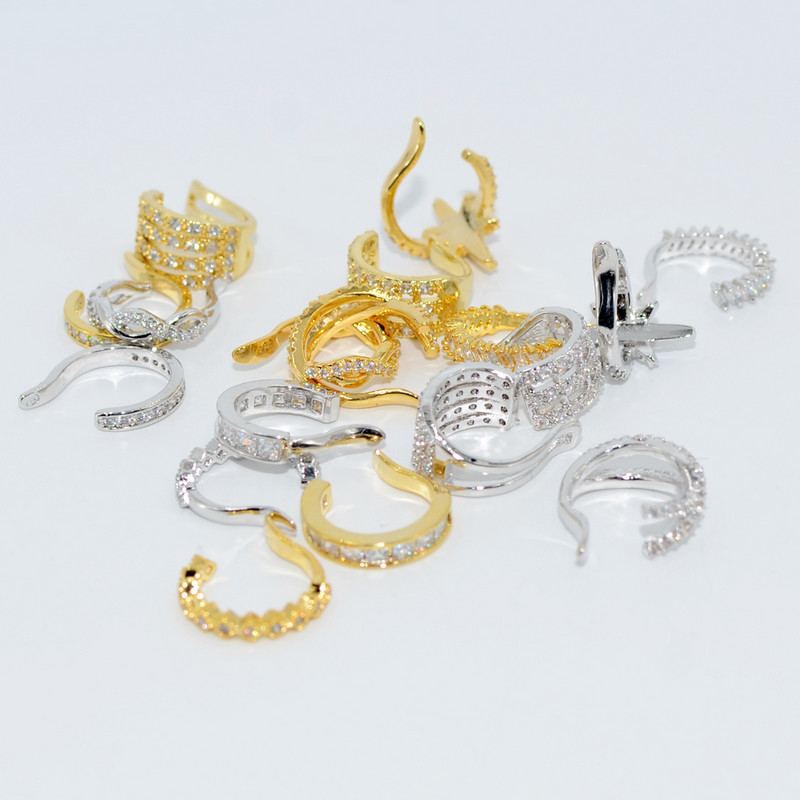 1 vnt. 10 mm netikras neorbitinis Tragus auskarų vėrimas, reguliuojamas spiralės kremzlės kriauklė Cz ausų rankogaliai be auskarų kriauklė Reguliuojamas CZ auskaras