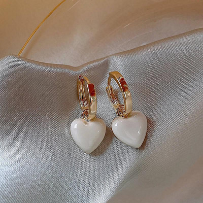 Cercei cu inimă pătrată, cu temperament geometric, cu temperatură de modă elegantă, pentru femei, bijuterii de petrecere, accesorii, cadou Pendiente Mujer