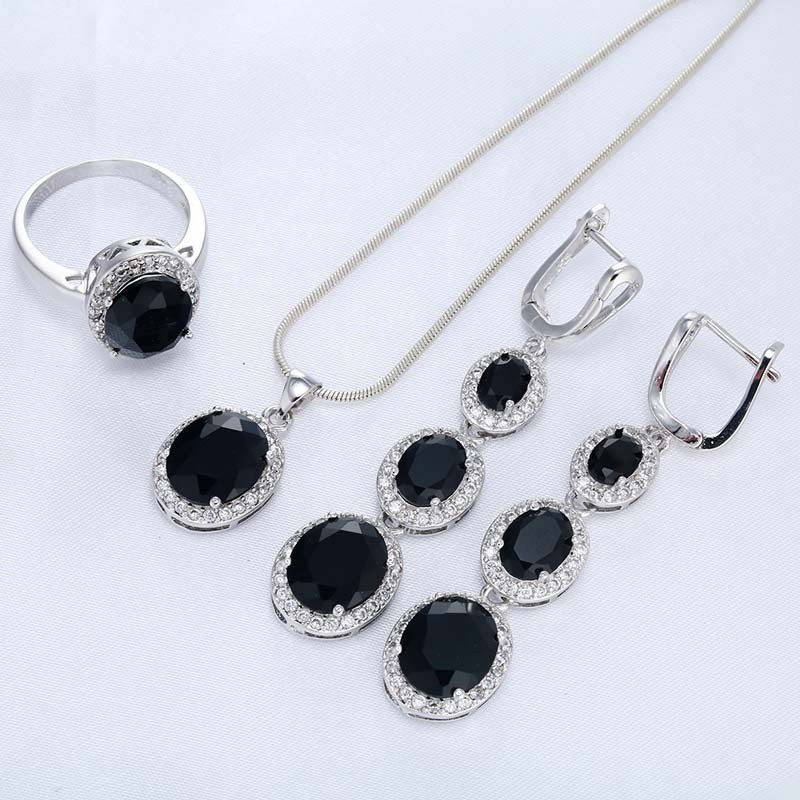Set de bijuterii de nuntă din zirconiu cubic, placat cu argint de lux, colier cu cristale, Cocktail, cadou de bijuterii pentru femei