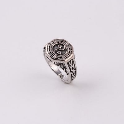 2 ks kreatívneho prsteňa Yin Yang Gossip, jednoduchého kovového prsteňa s kvapkou oleja Tai Chi, párových prsteňov pre ženy a mužov, pár, najlepší priateľ, šperky, darček