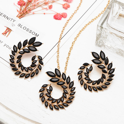 Sada náušníc a náhrdelníkov s kamienkami, ozdoby, bižutéria pre ženy, etiópske turecké šperky