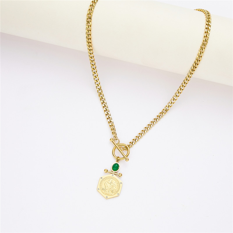 LUIZADA 2022 jún najpredávanejšie doplnky svadobné šperky sada pre ženy portrét mince z nehrdzavejúcej ocele s náhrdelníkom a náušnicami