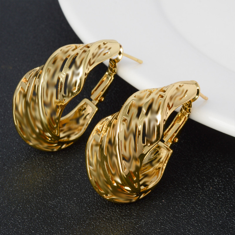 ZEADear Jewelry Dubai Pozlátené sady pre ženy Trendy africké náušnice Náhrdelník Sada pre svadobné zlaté párty svadby darčeky