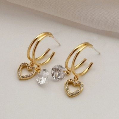 Nové módne dámske čierne kamienkové náušnice s kamienkami, jemné sladké náušnice, dámske párty, darček k narodeninám, prívesok, šperky, darček