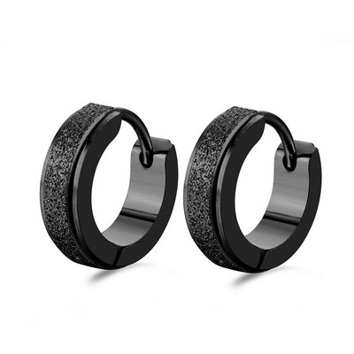 Cercei antialergici cu cataramă din oțel titan pentru femei Tide Fashion cercei din oțel inoxidabil punk Bijuterii de modă unisex