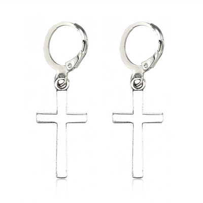 Ins Retro Cross Love Heart Agățat Cercei Drop Dark Girl Soil Cool Punk Stud Cercei Sunt Fantezii Femei Bărbați Bijuterii Noua Ofertă