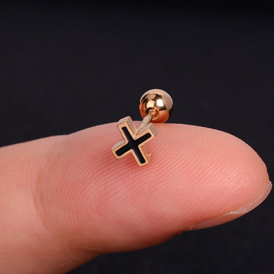 1kom naušnice od nehrđajućeg čelika za žene Zvjezdica Srce Tratinčica Leptir Križ Helix Hrskavica Tragus Režanj Nakit za bušenje ušiju