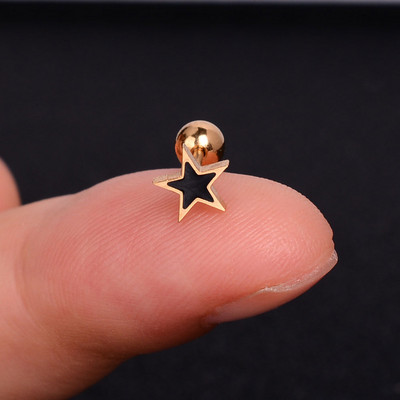 1kom naušnice od nehrđajućeg čelika za žene Zvjezdica Srce Tratinčica Leptir Križ Helix Hrskavica Tragus Režanj Nakit za bušenje ušiju