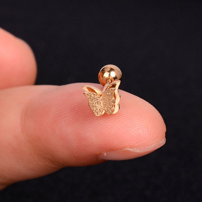 1kom naušnice od nehrđajućeg čelika za žene Zvjezdica Srce Tratinčica Leptir Križ Helix Hrskavica Tragus Režanj Nakit za bušenje ušiju