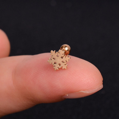 1kom naušnice od nehrđajućeg čelika za žene Zvjezdica Srce Tratinčica Leptir Križ Helix Hrskavica Tragus Režanj Nakit za bušenje ušiju