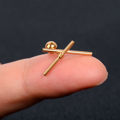 1kom naušnice od nehrđajućeg čelika za žene Zvjezdica Srce Tratinčica Leptir Križ Helix Hrskavica Tragus Režanj Nakit za bušenje ušiju