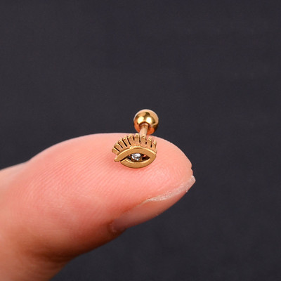 1kom naušnice od nehrđajućeg čelika za žene Zvjezdica Srce Tratinčica Leptir Križ Helix Hrskavica Tragus Režanj Nakit za bušenje ušiju