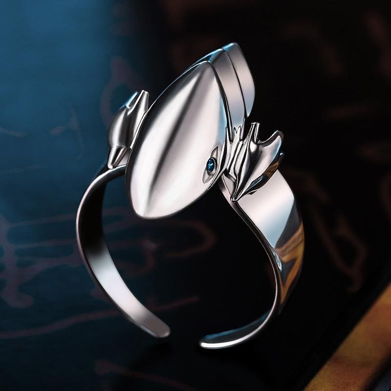 Jocul Yu-Gi-Oh! Inel Cosplay Seto Kaiba Inele de deschidere reglabile Bijuterii Accesorii cadou Halloween