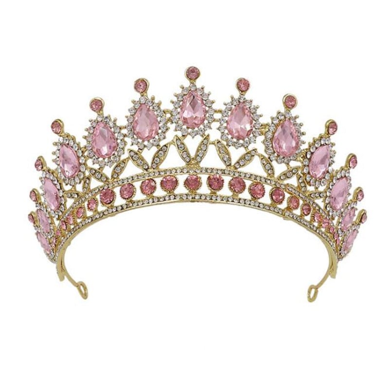 Seturi superbe de bijuterii de mireasă din cristal, la modă, diademe, cercei, coliere, set pentru femei, rochie de mireasă, coroană, coliere, set de cercei