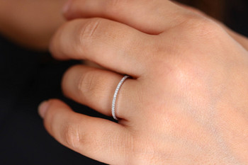 Νέο μοντέρνο δαχτυλίδι ζεύγους δημιουργικό διαμαντένιο δαχτυλίδι μονής σειράς γεμάτο από κρυστάλλινο δαχτυλίδι ζιργκόν μικροδιαμάντι δαχτυλίδι με διαμάντια ασήμι 925