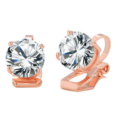 Manșetă pentru urechi de cristal de modă pentru femei, cercei cu clemă cu picătură de apă, din zirconiu, simplu, verde, bijuterii drăguțe coreene Accesorii pentru femei