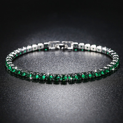 Manșetă pentru urechi de cristal de modă pentru femei, cercei cu clemă cu picătură de apă, din zirconiu, simplu, verde, bijuterii drăguțe coreene Accesorii pentru femei