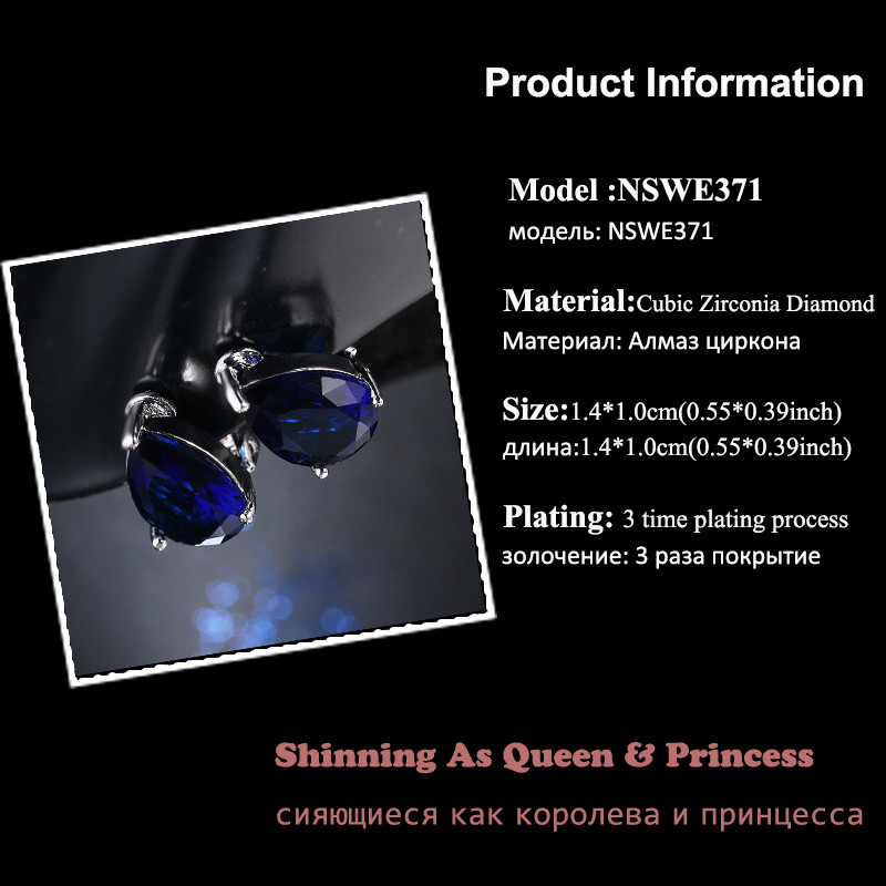 Manșetă pentru urechi de cristal de modă pentru femei, cercei cu clemă cu picătură de apă, din zirconiu, simplu, verde, bijuterii drăguțe coreene Accesorii pentru femei