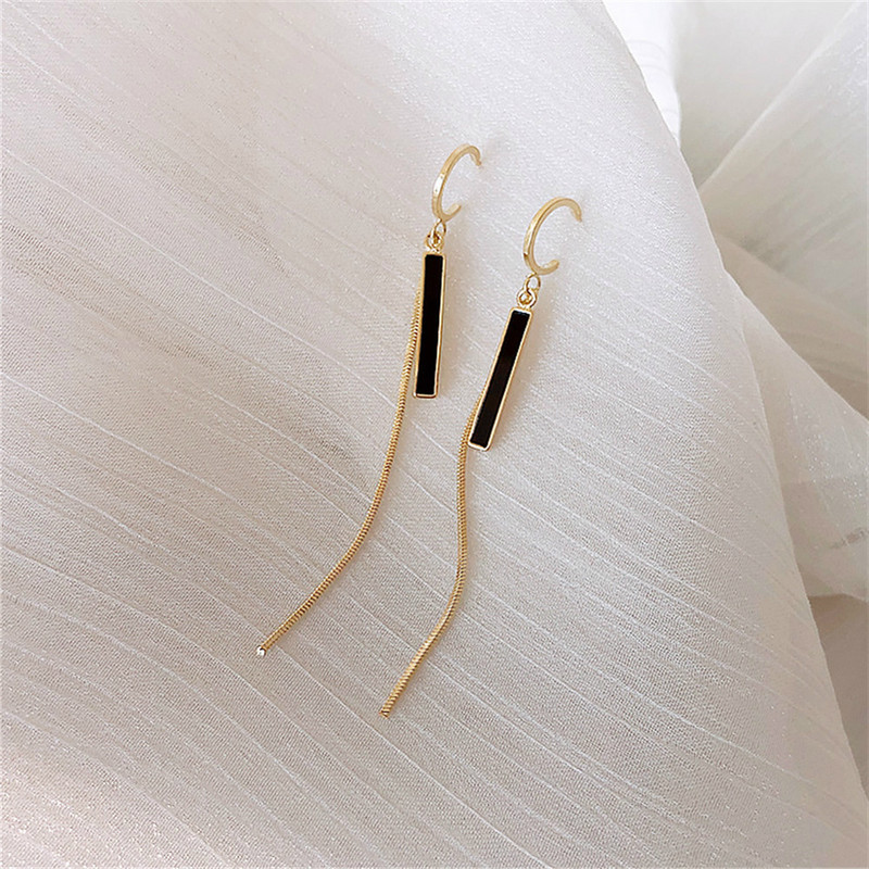 Korejske naušnice Modni nakit Klasične duge polumjesečeve naušnice Oorbellen Boucles Pendientes naušnice za žene na veliko