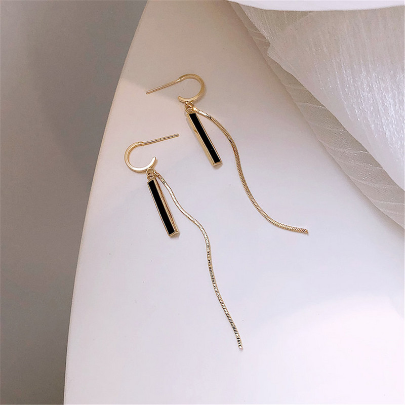 Korejske naušnice Modni nakit Klasične duge polumjesečeve naušnice Oorbellen Boucles Pendientes naušnice za žene na veliko