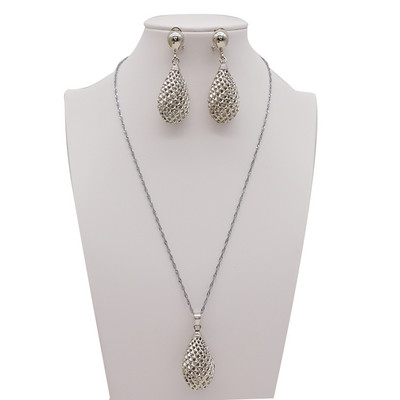 2022-es divat etióp nyaklánc fülbevaló afrikai menyasszonyi ékszerkészlet nőknek esküvői parti ajándék