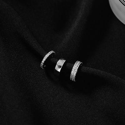 Rock Vintage cirkonski zvjezdani lanac s kićankama Naušnice za žene Unisex Minimalistički lažni piercing Manžeta za uši Nakit Pokloni