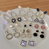 Novi nakit za žene 2022. Trendovska moda Visokokvalitetne štipaljke za uši Luksuzne i svestrane slatke naušnice Elegantne naušnice s kopčama