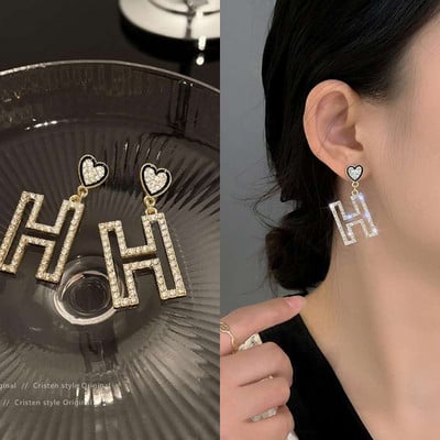 Novi nakit za žene 2022. Trendovska moda Visokokvalitetne štipaljke za uši Luksuzne i svestrane slatke naušnice Elegantne naušnice s kopčama