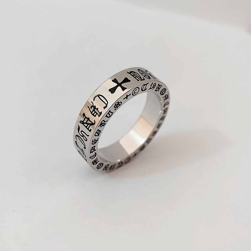 Vintage kereszt gyűrűk férfiaknak női retro koreai rozsdamentes acél punk divat pár gyűrűk férfi kiegészítők születésnapi ajándék női