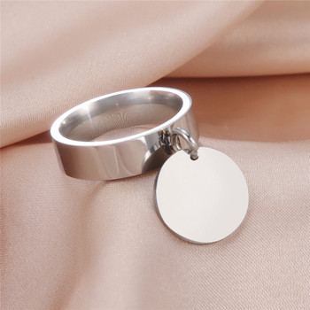 Μινιμαλιστικό δαχτυλίδι Skyrim από ανοξείδωτο ατσάλι σε χρυσό χρώμα με μεγάλα στρογγυλά κρεμαστά δάχτυλα 2023 δώρα για την επέτειο μόδας για γυναίκες