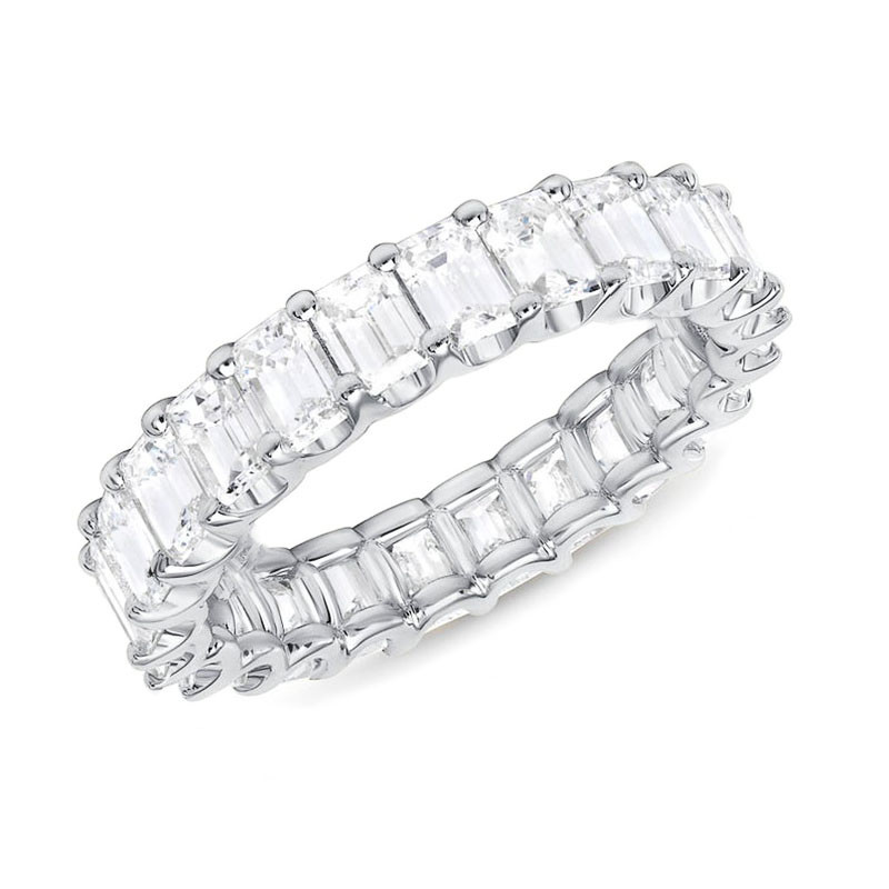 Huitan Inele de dragoste de promisiune cu zirconiu cubic pătrat micro pavate de lux pentru femei, bijuterii de logodnă de nuntă, vânzare fierbinte, inel de livrare