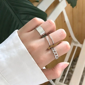 Hip Hop Ring On Finger Chains Ρυθμιζόμενα δαχτυλίδια κοσμήματος για άνδρες Γυναικεία δώρα Gothic anillos Αισθητικά δαχτυλίδια 2021 Trend αξεσουάρ
