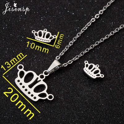 Rozsdamentes acél lánc nyakláncok nőknek Férfi Hip Hop Bicikli Kerékpár Fülbevaló Divat Ékszer Szettek Kiegészítők Barátok Ajándékok