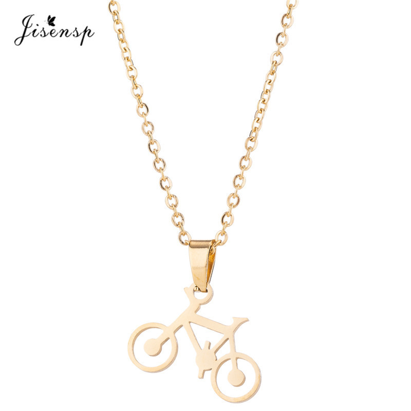 Rozsdamentes acél lánc nyakláncok nőknek Férfi Hip Hop Bicikli Kerékpár Fülbevaló Divat Ékszer Szettek Kiegészítők Barátok Ajándékok