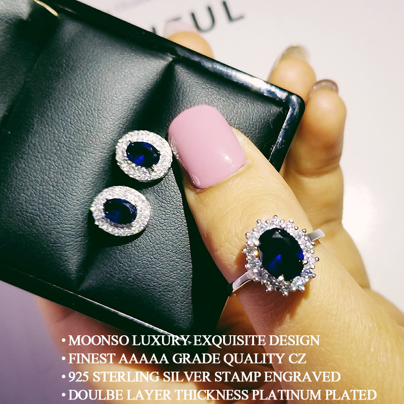 India török luxus divat rózsaszín kék ezüst színű ékszer szett esküvői nőknek Dubai gyűrűs fülbevaló parti ajándék ékszer Z8